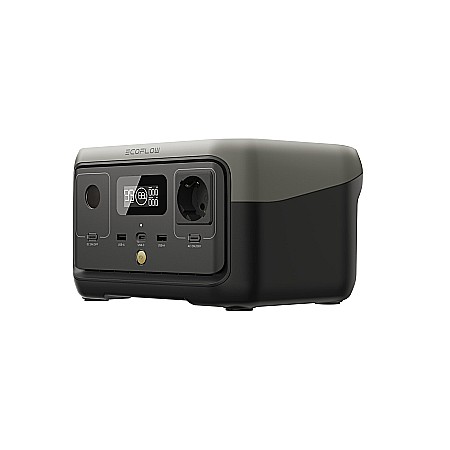 Acumulator extern portabil cu baterie LiFePO4 Power Station EcoFlow River 2 256Wh 230V powerbank camping [3]