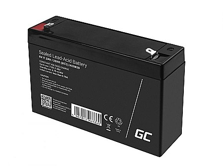 Acumulator stationar 6V 7.2Ah F1 AGM Green Cell AGM39 [1]