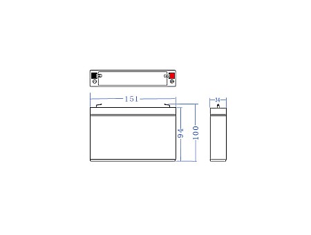 Acumulator stationar 6V 7Ah F1 AGM Green Cell AGM12 [2]