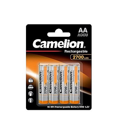 Acumulatori - Acumulatori Camelion AA R6 2700mAh 1,2V Ni-MH set 4 buc.