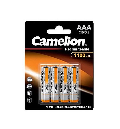 Acumulatori - Acumulatori Camelion AAA R3 1100mAh 1,2V Ni-MH set 4 buc.