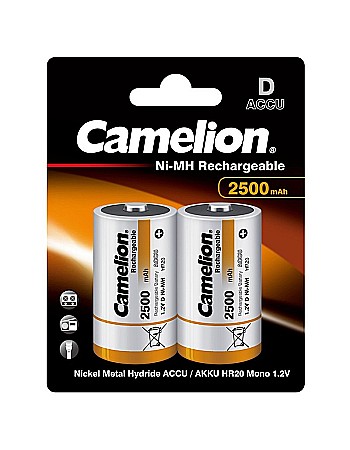 Acumulatori - Acumulatori Camelion D R20 2500mAh 1,2V Ni-MH set 2 buc.