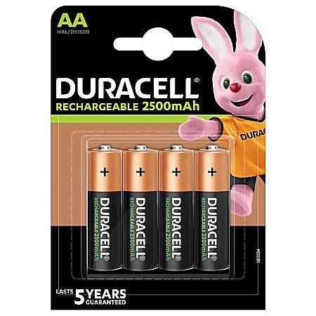 Acumulatori - Acumulatori Duracell AA R6 2500mAh 1.2V Ni-MH set 4 buc