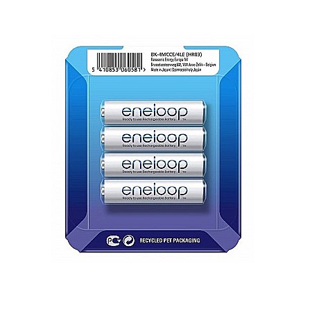 Acumulatori - Acumulatori Panasonic Eneloop AAA R3 750mAh 1,2V Ni-MH BK-4MCCE/4LE set 4 buc.