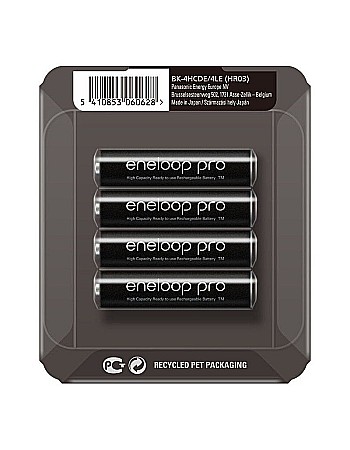 Acumulatori - Acumulatori Panasonic Eneloop Pro AAA R3 930mAh 1,2V Ni-MH BK-4HCDE/4LE set 4 buc.