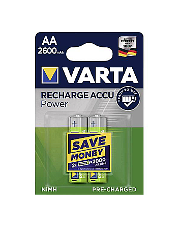 Acumulatori - Acumulatori Varta AA R6 2600mAh 1,2V Ni-MH set 2 buc.
