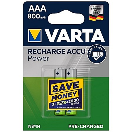 Acumulatori - Acumulatori Varta AAA R3 800mAh 1,2V Ni-MH set 2 buc.