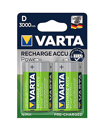 Acumulatori - Acumulatori Varta D R20 3000mAh 1,2V Ni-MH set 2 buc.