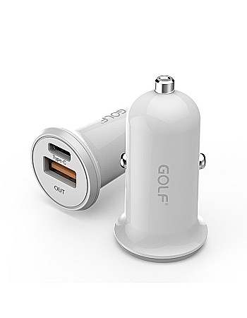Alimentator auto (12-24V) FAST CHARGE alb GF-C7 Golf [1]