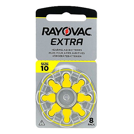 Baterii Zinc-Aer - Baterie 10 PR70 1.45V Rayovac Extra set 8 buc.