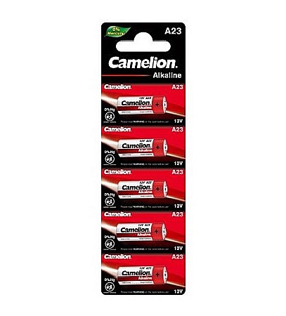Baterii Telecomenzi Auto - Baterie Camelion A23 alcalina 12V MN21 LRV08 23A V23GA set 5 buc.