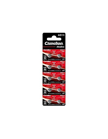 Baterii Alcaline Tip AG - Baterie Camelion AG11 Alcalina 1,5V LR721 LR58 set 10 buc.