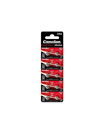 Baterii Alcaline Tip AG - Baterie Camelion AG2 Alcalina 1,5V LR726 LR59 set 10 buc.