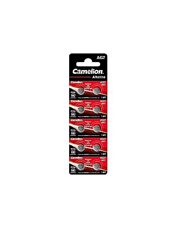 Baterii Alcaline Tip AG - Baterie Camelion AG7 Alcalina 1,5V LR927 LR57 set 10 buc.