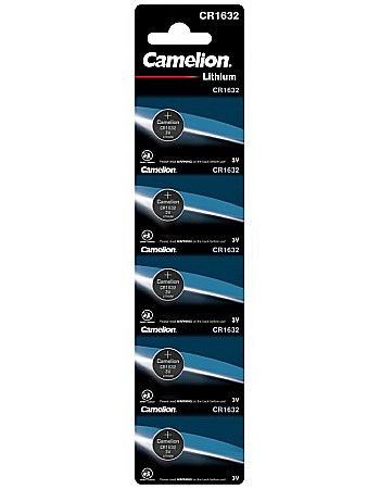 Baterii Litiu Tip Buton - Baterie Camelion CR1632 3V litiu blister 5 buc.