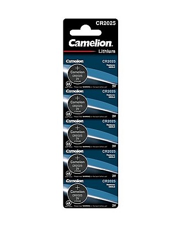 Surse de energie - Baterie Camelion CR2025 3V litiu set 5 buc.