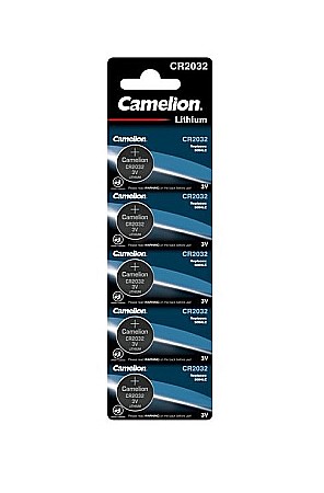 Surse de energie - Baterie Camelion CR2032 3V litiu blister 5 buc.