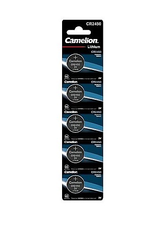 Surse de energie - Baterie Camelion CR2450 3V litiu blister 5 buc.