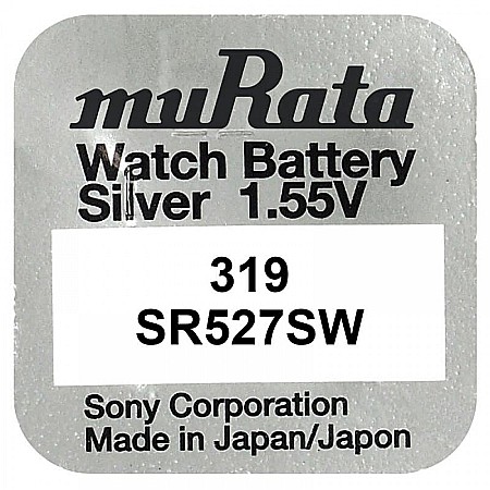 Surse de energie - Baterie ceas 319 SR527SW SR64 Murata 1.55V set 1 baterie