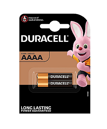 Baterii Telecomenzi Auto - Baterie Duracell AAAA LR61 alcalina 1,5V  LR61 / 25A / LR8D425 / MN2500 / MX2500 / E96 set 2 buc.