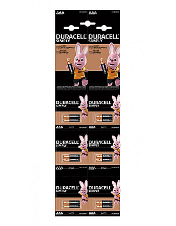 Baterii - Baterie Duracell Basic AAA R3 1,5V alcalina set 12 buc.