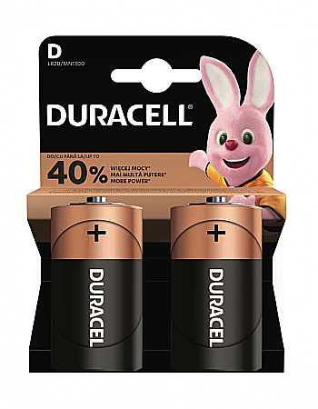 Baterii - Baterie Duracell Basic D R20 1,5V alcalina set 2 buc