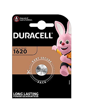 Baterii Litiu Tip Buton - Baterie Duracell CR1620 3V litiu blister 1 buc.