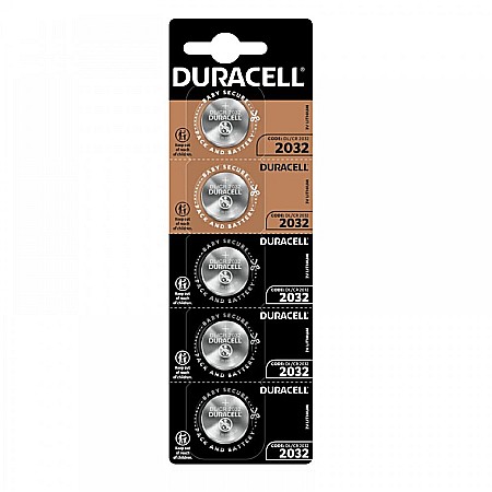 Baterie Duracell CR2032 DL2032 ECR2032 HSDC 3V litiu set 5 buc.