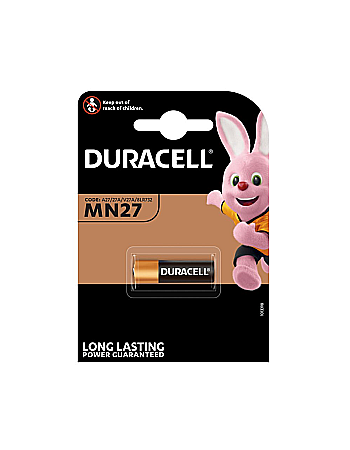 Baterii Telecomenzi Auto - Baterie Duracell MN27 12V alcalina A27 V27A set 1 buc.