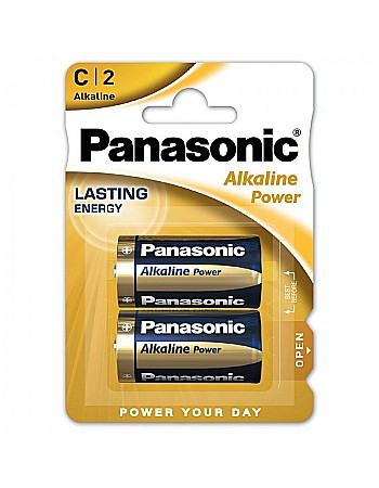 Surse de energie - Baterie Panasonic Alkaline Power C R14 1,5V alcalina LR14APB/2BP set 2 buc.