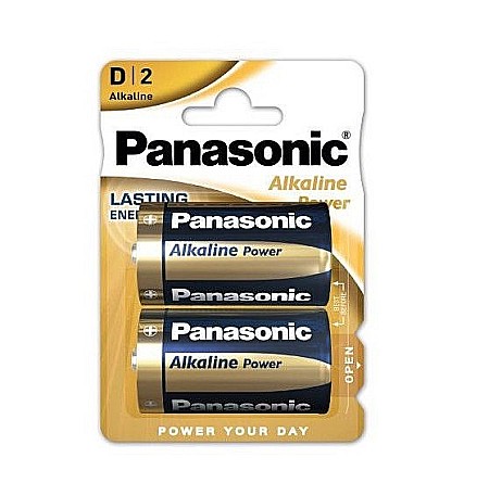 Surse de energie - Baterie Panasonic Alkaline Power D R20 1,5V alcalina LR20APB/2BP set 2 buc.