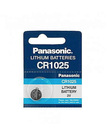 Baterii Litiu Tip Buton - Baterie Panasonic CR1025 3V litiu CR1025L/1B set 1 buc.