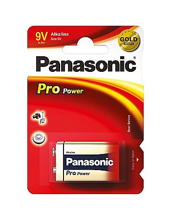 Surse de energie - Baterie Panasonic Pro Power 9V 6LF22 6LR61 alcalina 6LF22PPG/1BP set 1 buc.