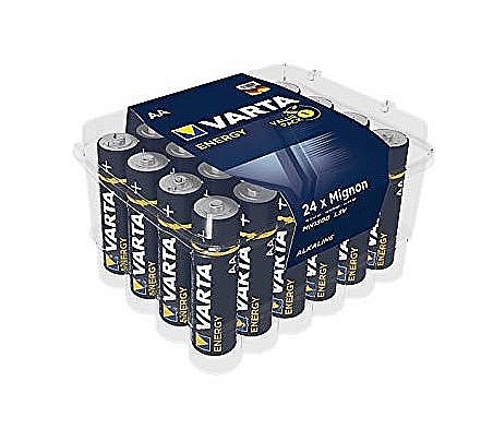 AA LR6 - Baterie Varta Energy AA R6 1,5V alcalina set 24 buc.