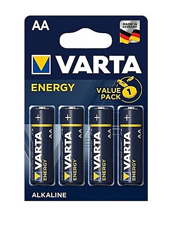 AA LR6 - Baterie Varta Energy AA R6 1,5V alcalina set 4 buc.