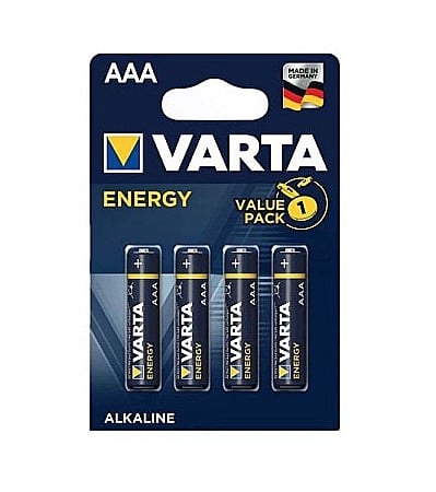 Surse de energie - Baterie Varta Energy AAA R3 1,5V alcalina set 4 buc.