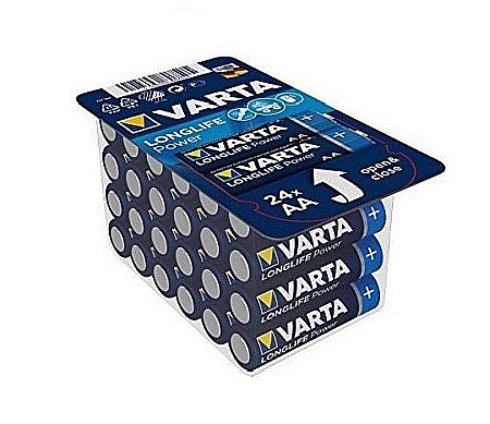 AA LR6 - Baterie Varta LongLife Power AA R6 1,5V alcalina set 24 buc.