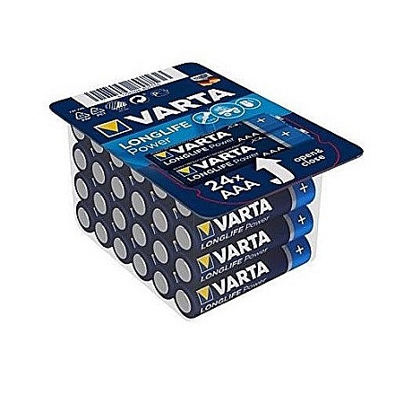 Surse de energie - Baterie Varta LongLife Power AAA R3 1,5V alcalina set 24 buc.
