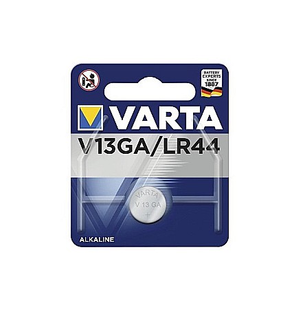 Baterii Alcaline Tip AG - Baterie Varta V13GA Alcalina 1,5V A76 LR44 AG13 set 1 buc.