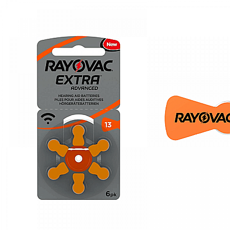 Baterii Rayovac Extra 13 PR48 Zinc-Aer 1.45V Pentru Aparate Auditive Set 60 Baterii [1]