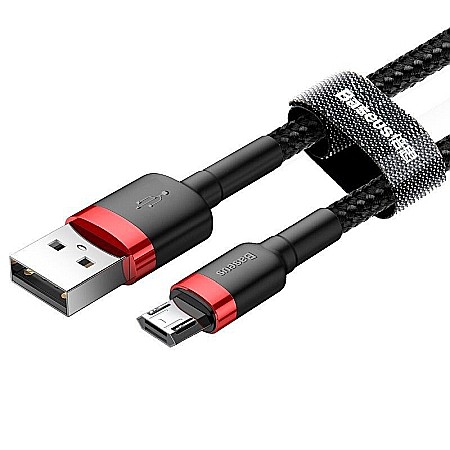 Cablu Baseus Cafule USB la Micro USB Quick Charge 1.5A 2 metri invelis textil incarcare si date CAMKLF-C91 [2]