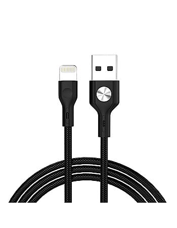 Cabluri USB - Cablu USB iPhone Lightning CD Leather Golf GC-60i Negru
