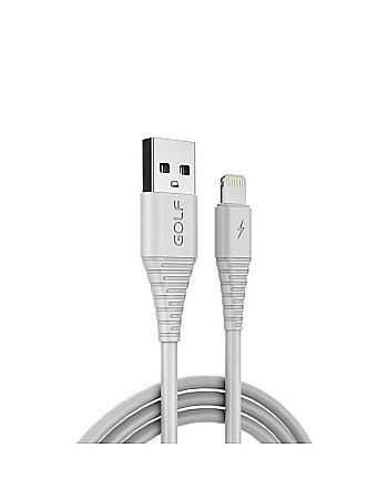 Cabluri USB - Cablu USB Lightning FAST CHARGE Flying Fish Golf GC-64i Alb
