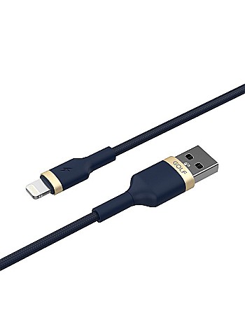 Cablu USB Lightning FAST CHARGE Metal Braided Golf GC-71i ALBASTRU [1]