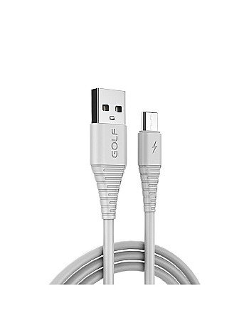 Cabluri USB - Cablu USB micro USB FAST CHARGE Flying Fish Golf GC-64m Alb