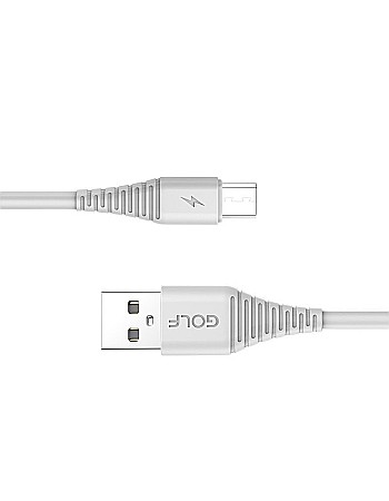 Cablu USB micro USB FAST CHARGE Flying Fish Golf GC-64m Alb [1]