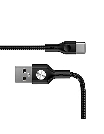 Cablu USB Tip C CD Leather Golf GC-60t Negru [1]