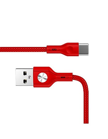 Cablu USB Tip C CD Leather Golf GC-60t ROSU [1]