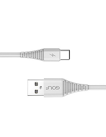 Cablu USB Tip C FAST CHARGE Flying Fish Golf GC-64t Alb [1]
