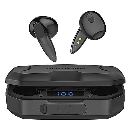 Electrice si electronice - Casti wireless bluetooth 5.1 negre KrugerMatz M6